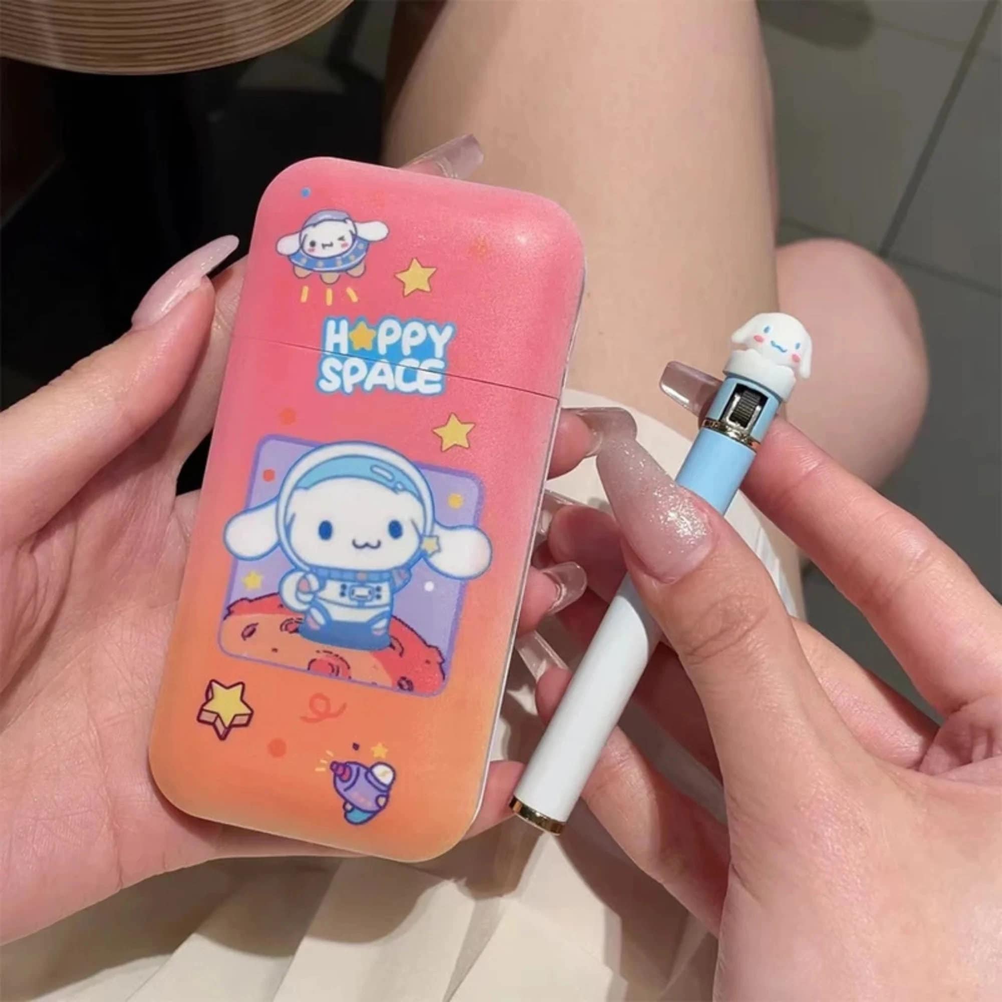 Cinnamoroll Cigarette Case Lighter Set / Kuromisanrio Lighter Etsy
