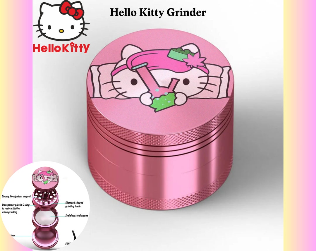 Hello Kitty Grinder Sanrio Herbal Grinder Kawaii Y2K Cute Etsy