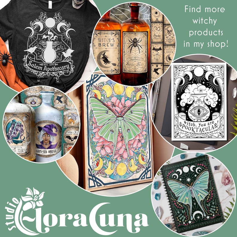 Find more witchy products in my shop!