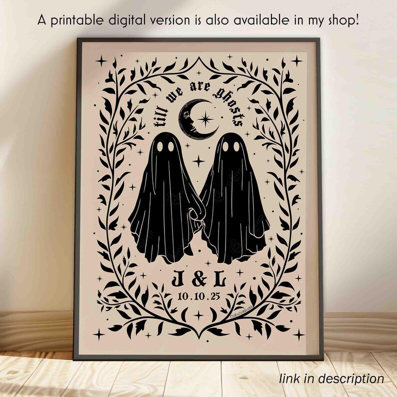 A printable digital version of this artwork is also available in my shop! Link in description.