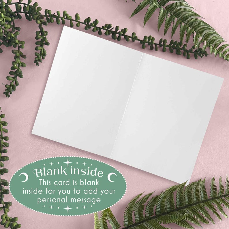 Inside of card is blank