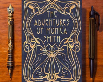 Custom Notebook Art Nouveau Journal for Women Memory Book Vintage Journal Secret Diary Personalized Gift for Writers Book Lover Gift