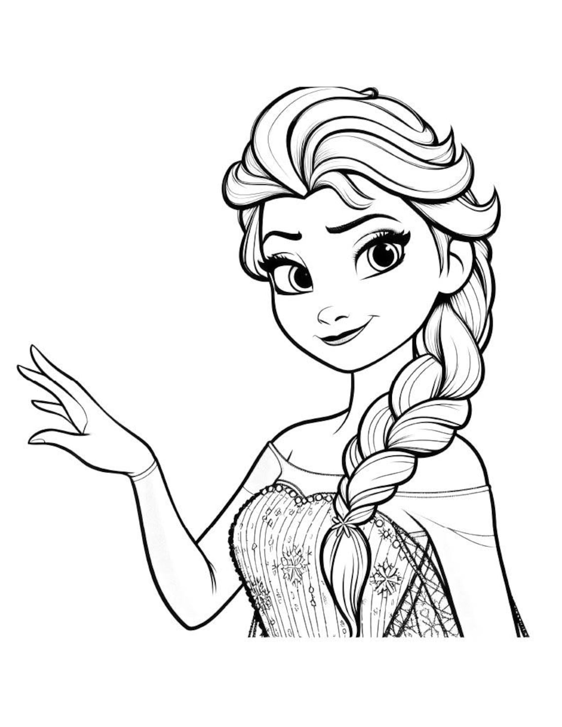  Foto zu Die Eiskönigin (Frozen) Ausmalbilder, Ausmalbilder zum Ausdrucken 