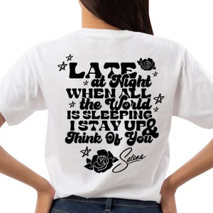 Selena Lyrics Shirt - Etsy
