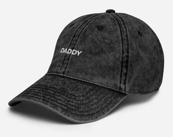 Daddy Hat, Custom Vintage Washed Hat