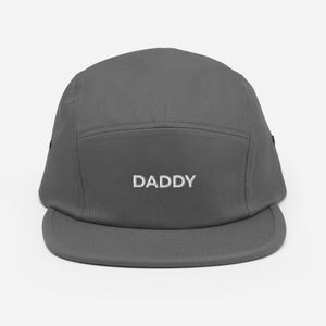 Daddy Hat, Embroidered 5 Panel Cap, Adjustable Strapback, Hat for Dad