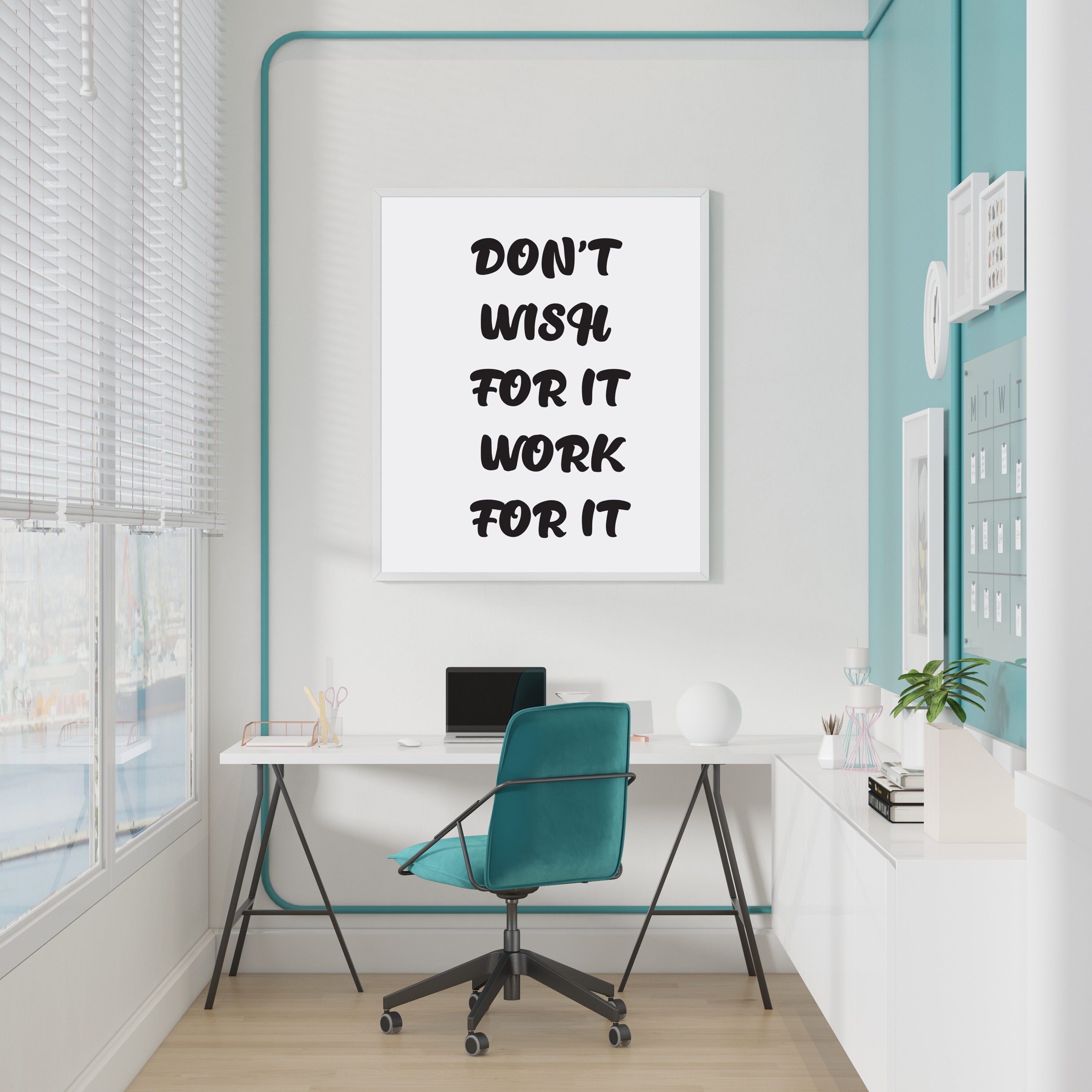 Printable Office Quotes Inspirational Home Office Wall Art Motive Desk ...