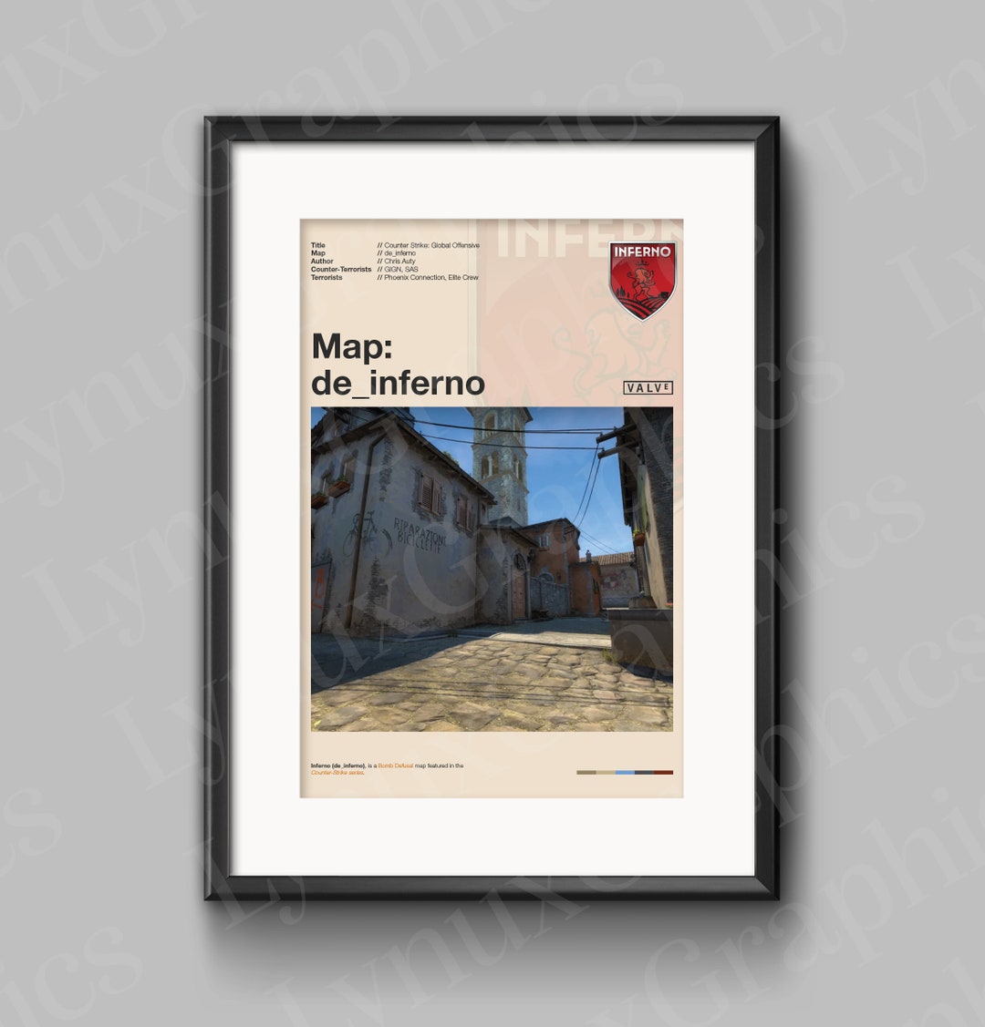 Counter Strike Poster, Digital Download Gaming Gifts, CSGO Poster ...