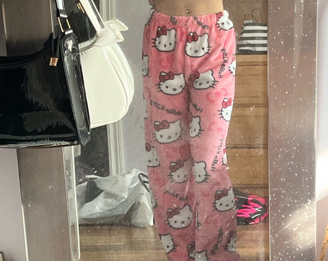 Pantalons de pyjama hello kitty pyjamas sanrio pyjamas etsy france