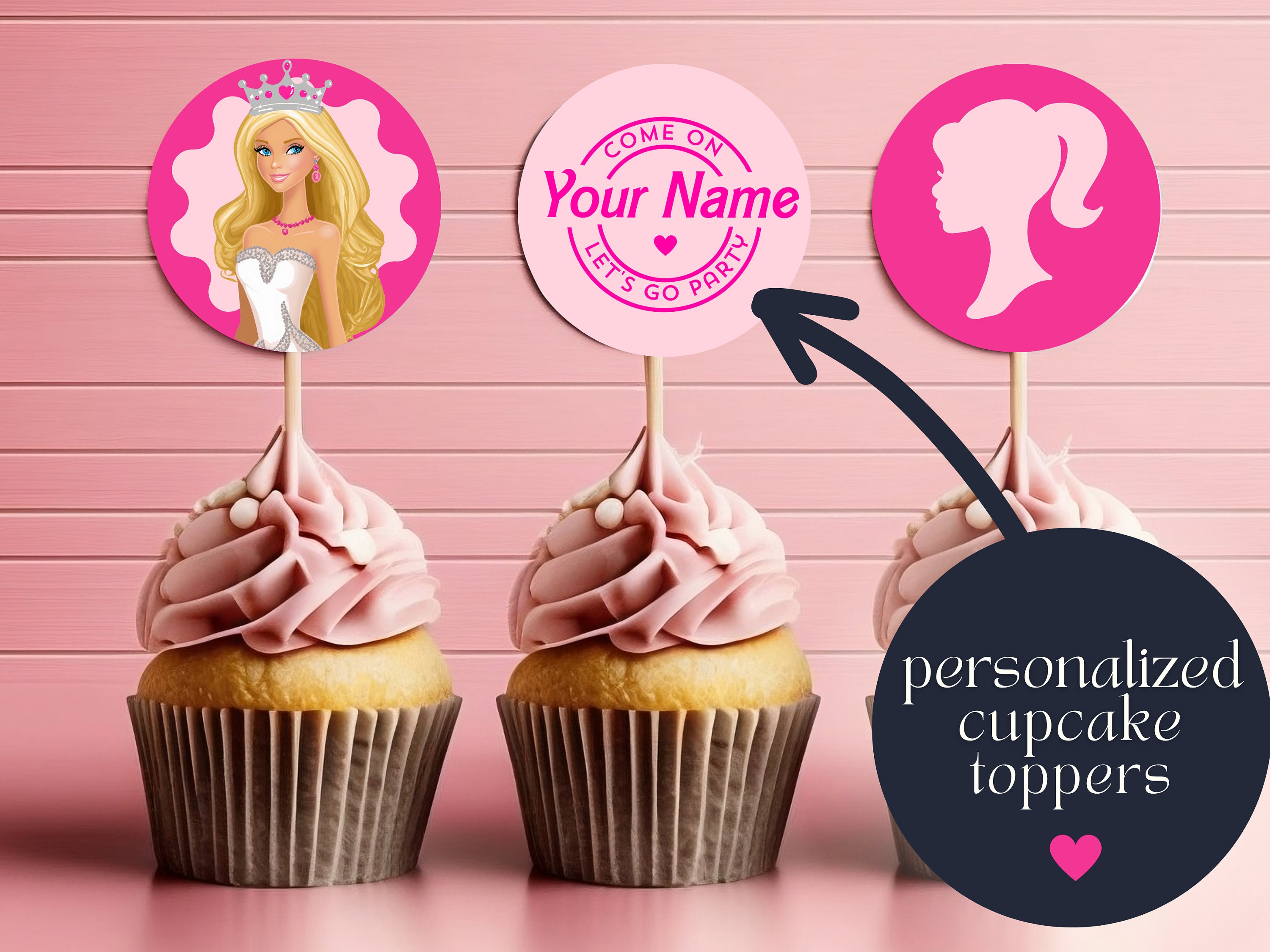 Barbie hotsell cupcake rings