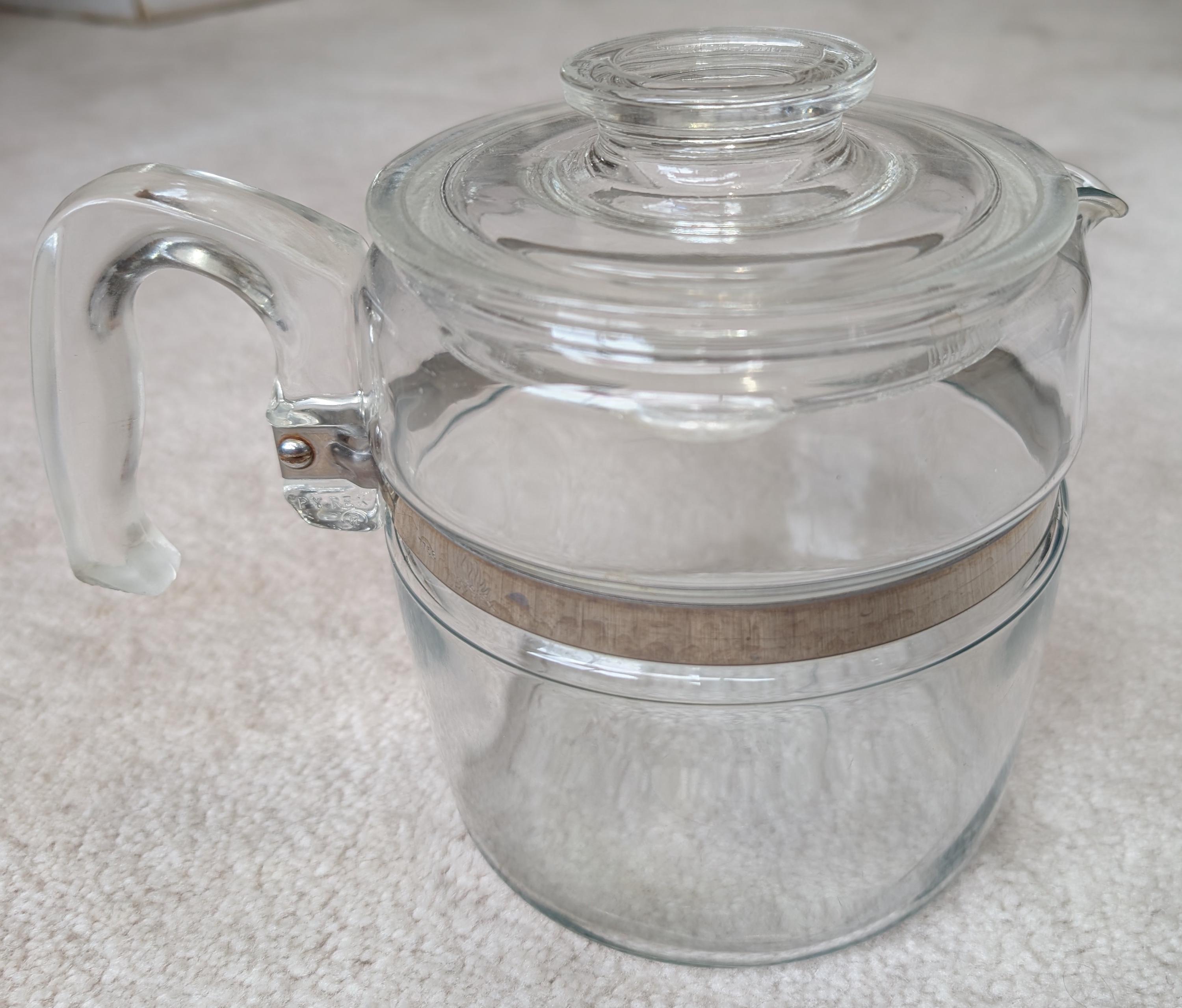 ヴィンテージ 6カップ パイレックスガラス フレームウェア