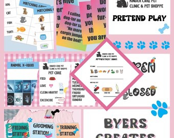Pet Shoppe/Pet Clinic Pretend Play