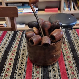 Set of 11 Vintage Pipes with Box
