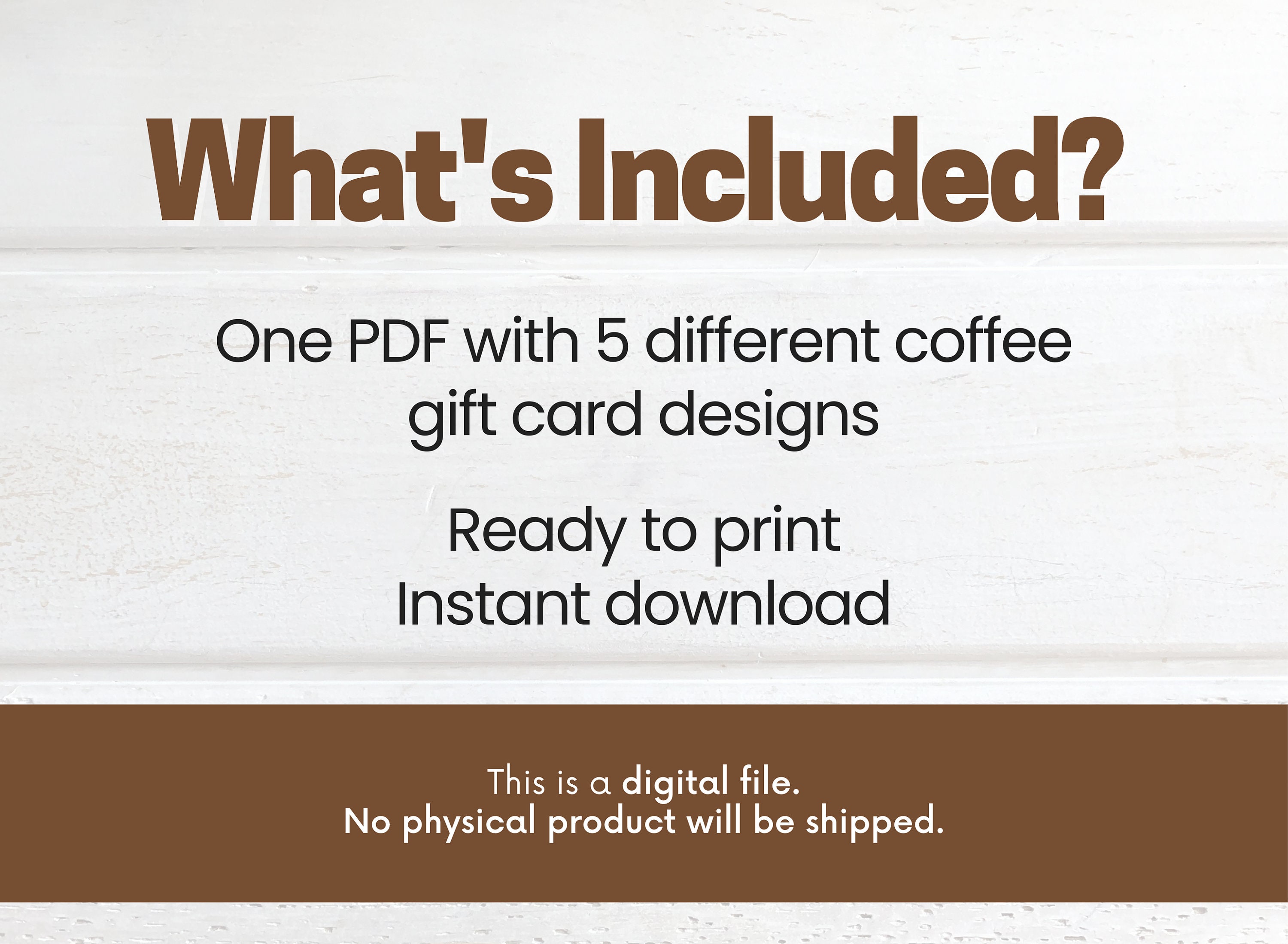 Teacher Appreciation Coffee Printables PRINTED Thank You Gift Card