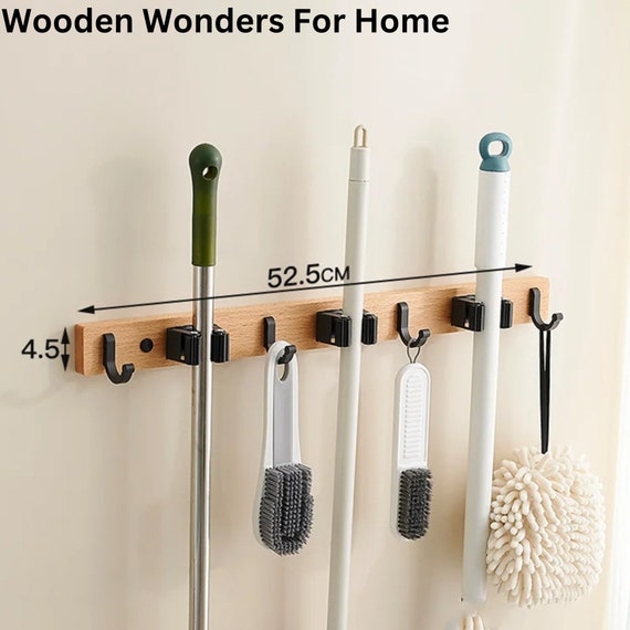 Hooks, Broom and Mop Holder Wall Hanging Hook Coat Hook Towel Hook