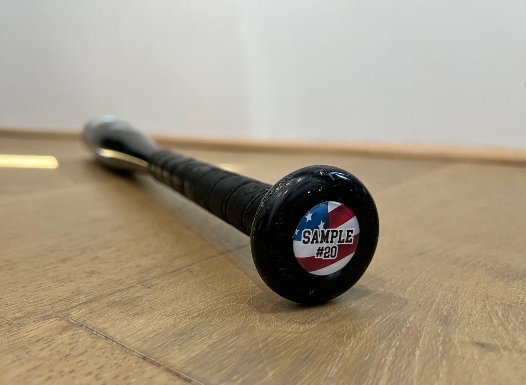 3D Personalized Bat Knob Decal Made to Fit ANY Bat Knob Custom Made