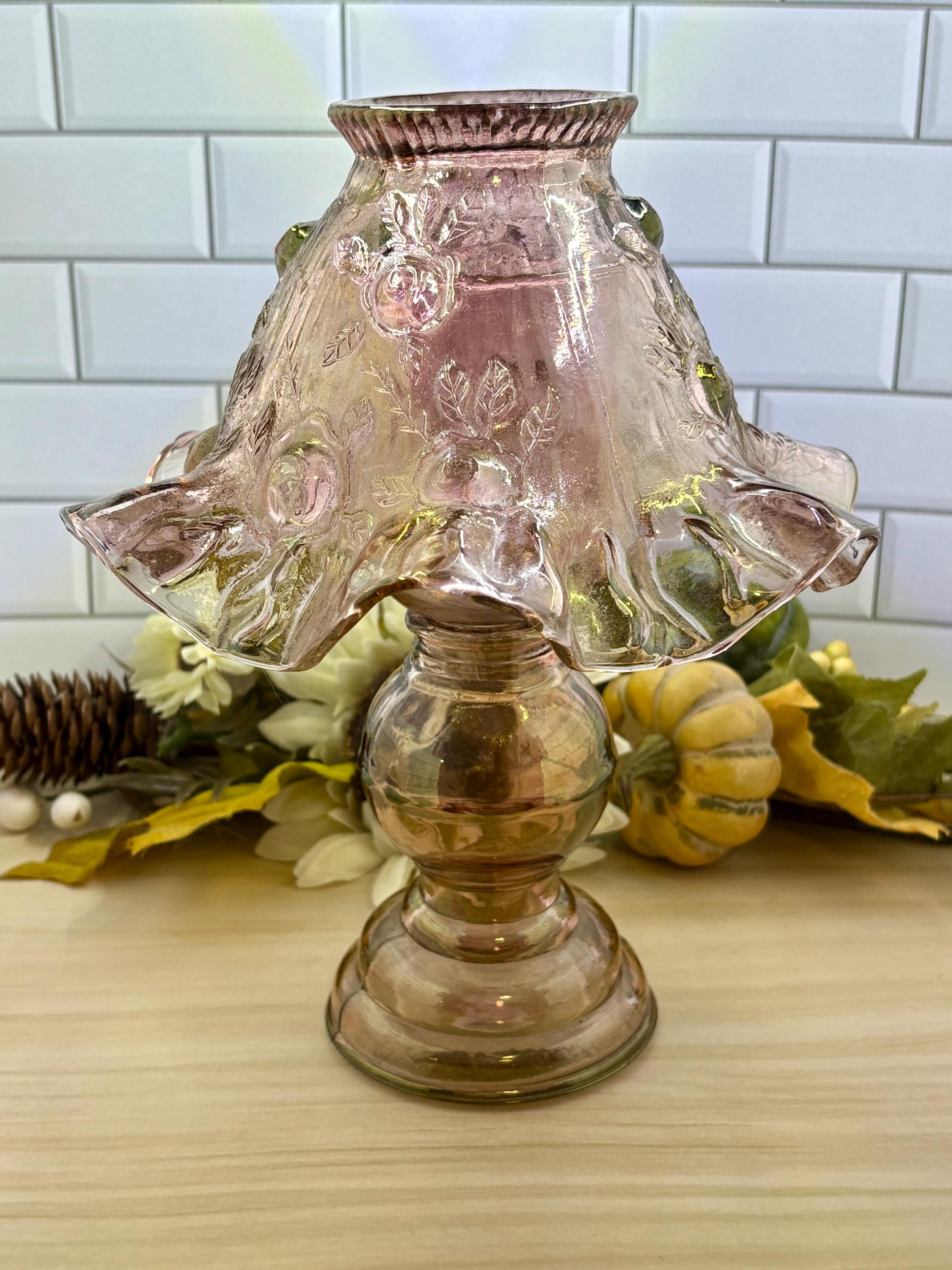 Fenton Rose Fairy Lamp - Etsy