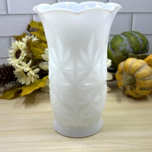 Hazel Atlas Milk Glass Vase