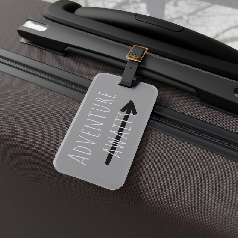Luggage Tag Adventure Awaits - Etsy