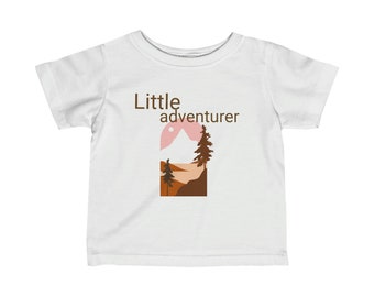 T-shirt en jersey fin pour bébé - Little Adventurer