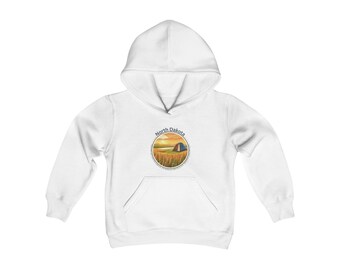 North Dakota- Jugend Heavy Blend Kapuzen-Sweatshirt