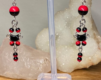 Emily the Strange Inspired Earrings
