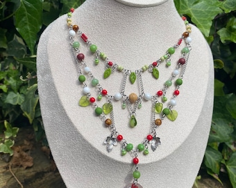 Mandy - Cottagecore Mushroom Necklace