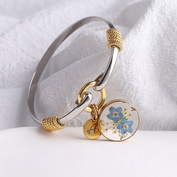 Braccialetto con fiori in fiore in argento sterling 925 di marca popolare per le donne regalo nobile regolabile per gioielli da sposa per feste di moda  36