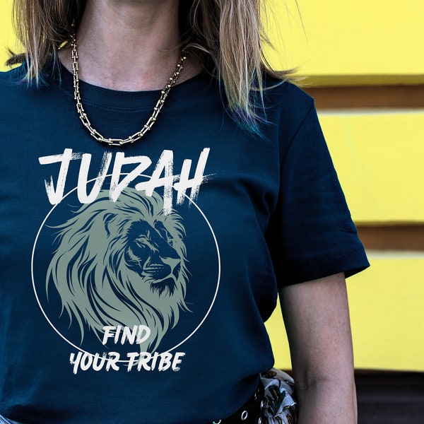 Christian T-Shirt | Adult | Unisex | Judah Lion | Christian Clothing | Religious T-Shirt | Bible Verse Gift | Faith-inspired