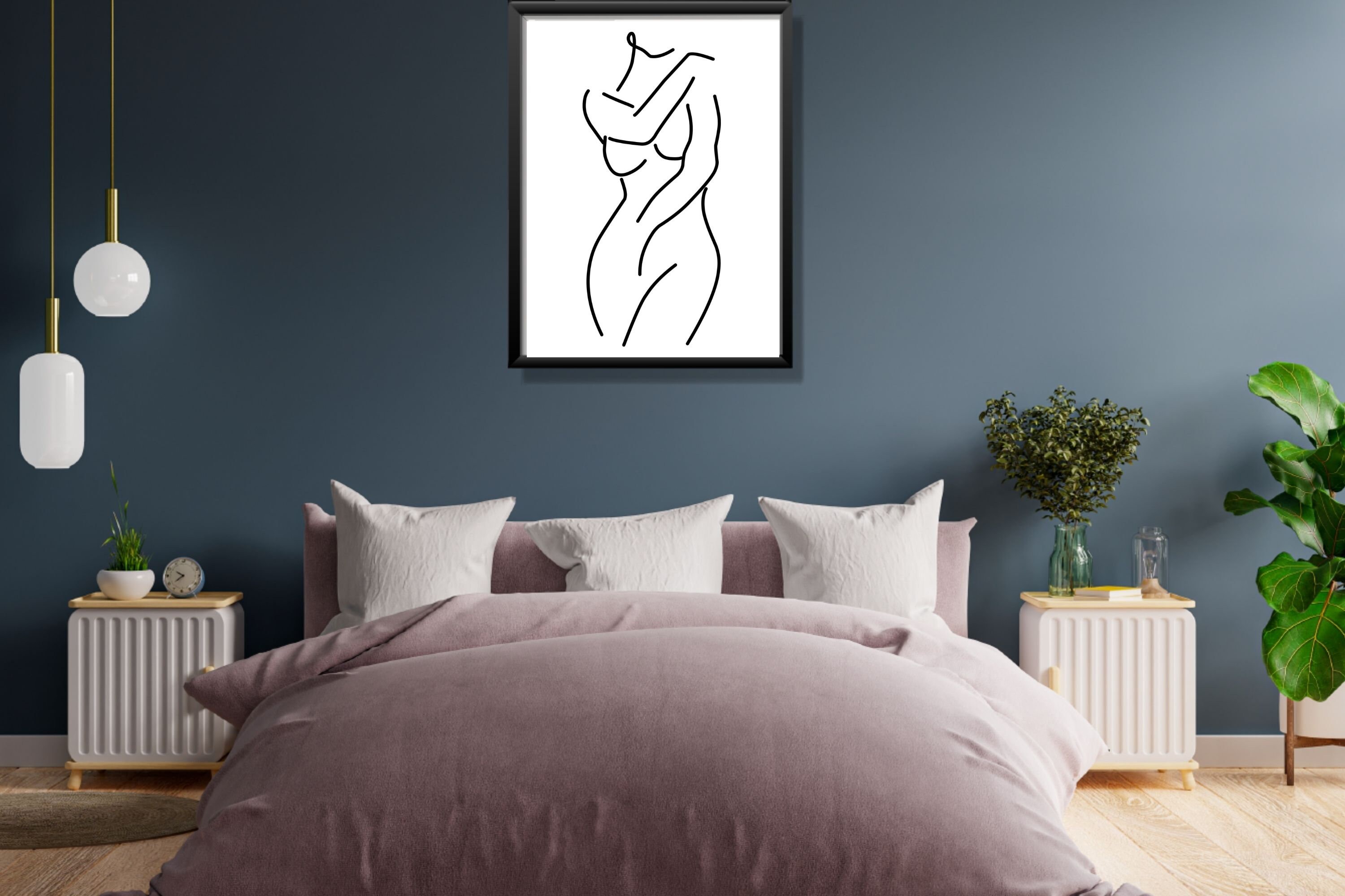 Stunning Nude Woman Art Poster - sunmoeo