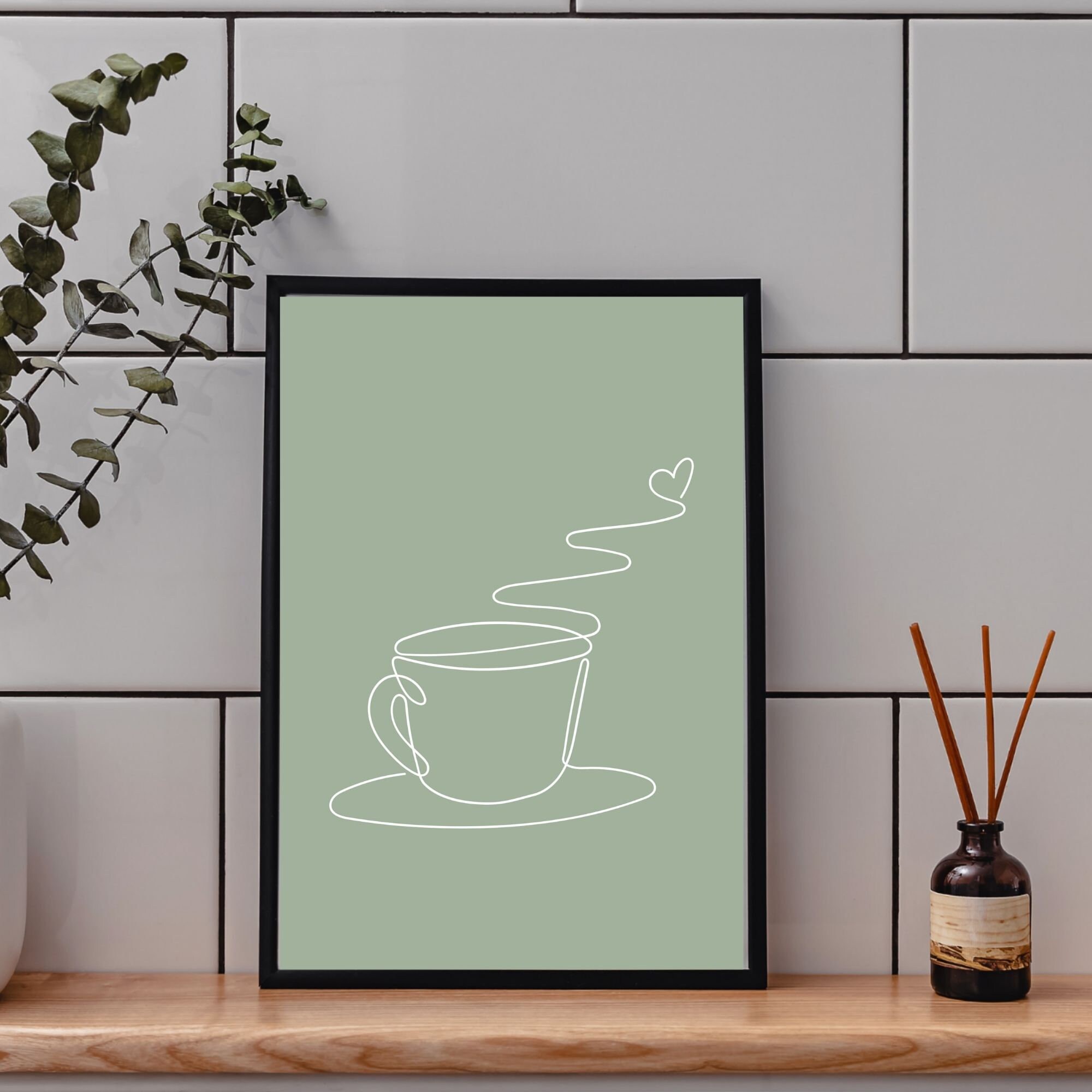 Coffee Wall Art Coffee Wall Decor Coffee Kitchen Print - Etsy