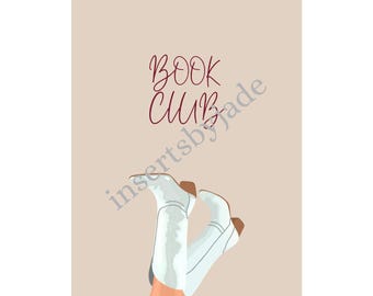 beige book club inspired kindle insert for kindle basic | paperwhite 11th generation/12th generation/coloursoft | kindle stickers