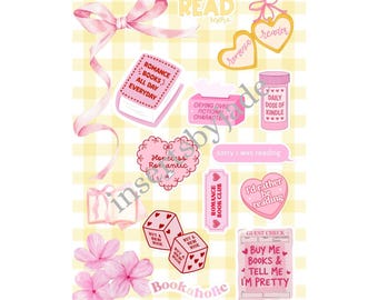 yellow girly inspired kindle insert for kindle basic | paperwhite 11th generation/12th generation/coloursoft | kindle stickers