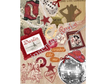 Wkładka do Kindle'a inspirowana kowbojką do podstawowego Kindle'a | Paperwhite 11. generacji/12. generacji/coloursoft