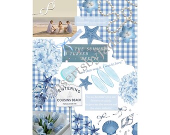 the summer i turned pretty inspired kindle insert for kindle basic | paperwhite 11th generation/12th generation/coloursoft | kindle stickers