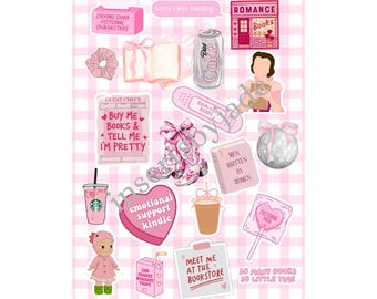 Różowa, dziewczęca wkładka do Kindle'a do wersji podstawowej Kindle 2024 | Kindle Paperwhite 11./12. generacji | Kindle Coloursoft