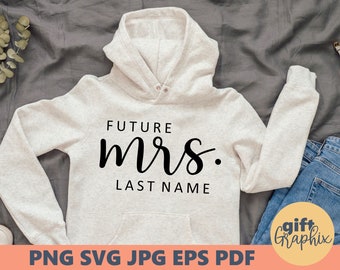 Future Mrs Svg | Bride Svg | Calligraphy Svg | | Cut file for Cricut | Silhouette | Bride to be Svg | Bride SVG | Mrs png | Custom svg