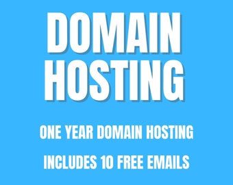 Domain hosting for 1 year