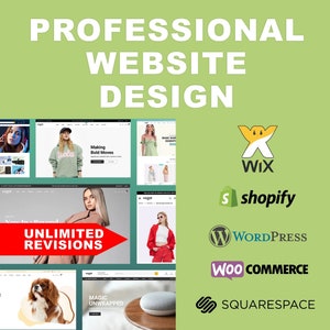 Let me design your next website. I am a professional web designer. WIX designer, Wordpress Designer, Woocommerce, Shopify and Squarespace image 1