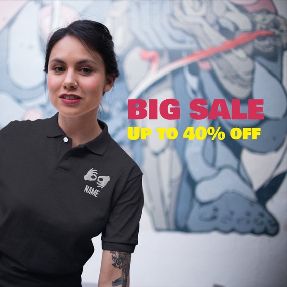 Collared shirt in asl cheap