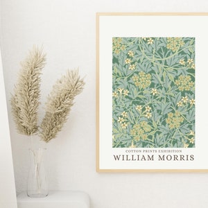Green William Morris Floral Digital Print
