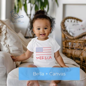 &#39;Fourth of Jul&#39; Baby Strampelanzug: &#39;Merica Säuglingsbodysuit