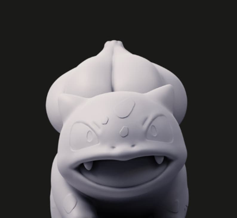 Pikachu Charmander Bulbasaur Figür STL Files 3d paint image 4