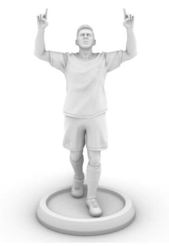 Lionel Messi Football STL File Printing 3D