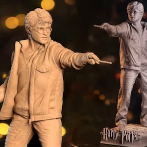Archivo STL 3D de Harry, descarga digital, impresión 3D, diorama de la película de Harry, figura 3D de Harry, modelo 3D listo para imprimir en HP