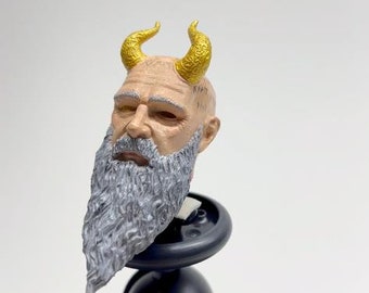 Mimir Keychain God of War Gift for Game Fans