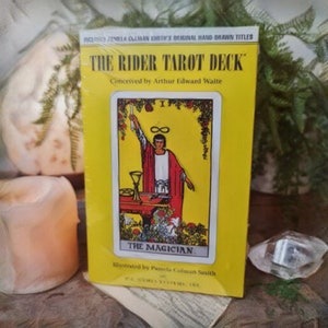 Classic Rider Waite Tarot Card Deck w/ Instruction Guide