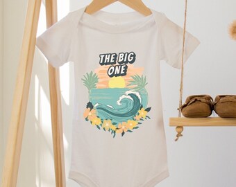 Surf Birthday Shirt,The Big One Shirt,First Birthday,Beach Birthday Party Shirt,1st Birthday,Toddler Boy Shirt,Surfs Up,Surfer Tee,Ocean tee