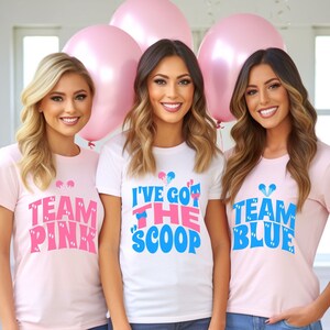 Custom I Got the Scoop Shirt,Gender Reveal Party Shirt,Gender party,Pregnancy Shirt,Keeper Of The Gender,Baby Announcement,Baby Shower Shirt