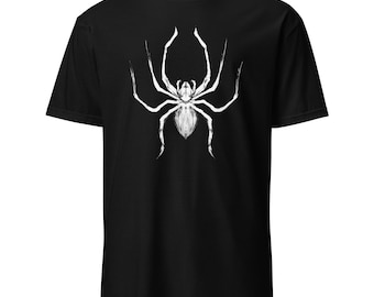 Spider Logo, Short-Sleeve Unisex T-Shirt, Good Quality, Comfy Clothing